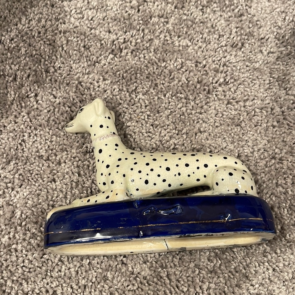 Staffordshire Dalmatian ink well - Picture 3 of 3